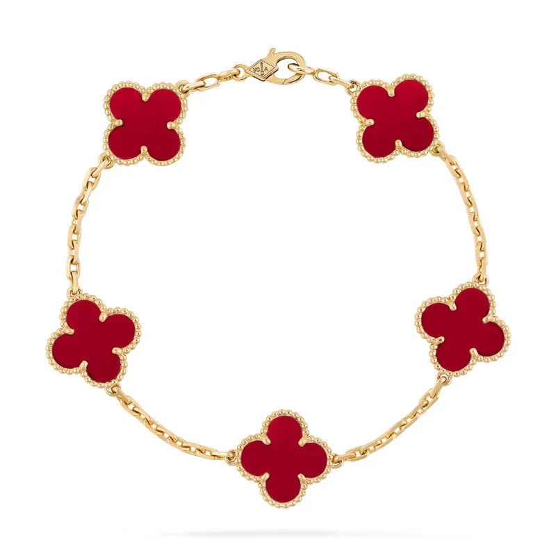 GOLD RED LUXE | CLOVER SET
