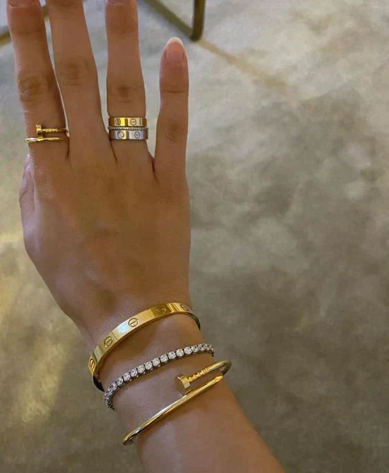 GOLD ROT | STACKABLE BRACELET SET