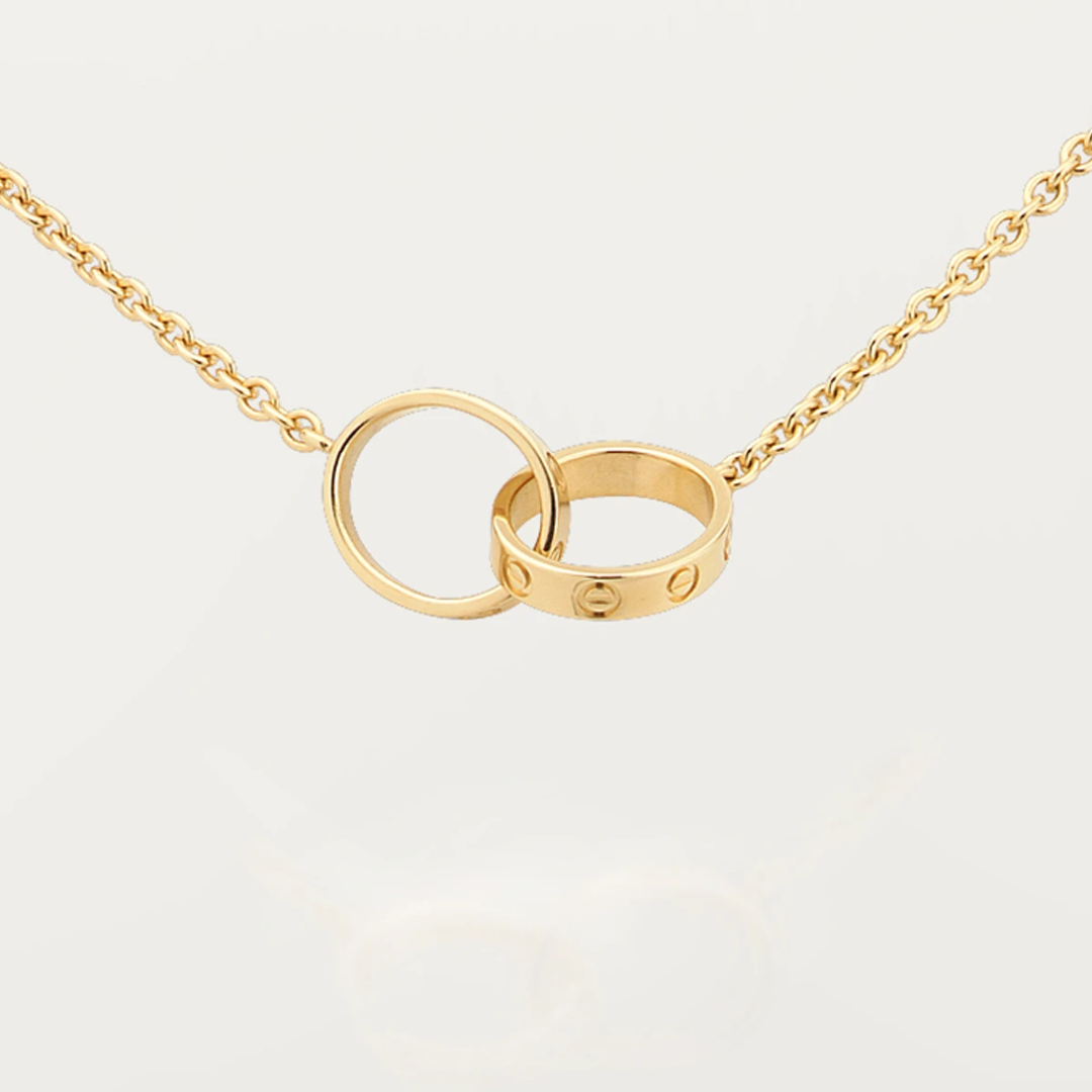 ETERNITY RING NECKLACE | GOLD