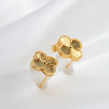 CLOVER LEAF EARRINGS | GOLD