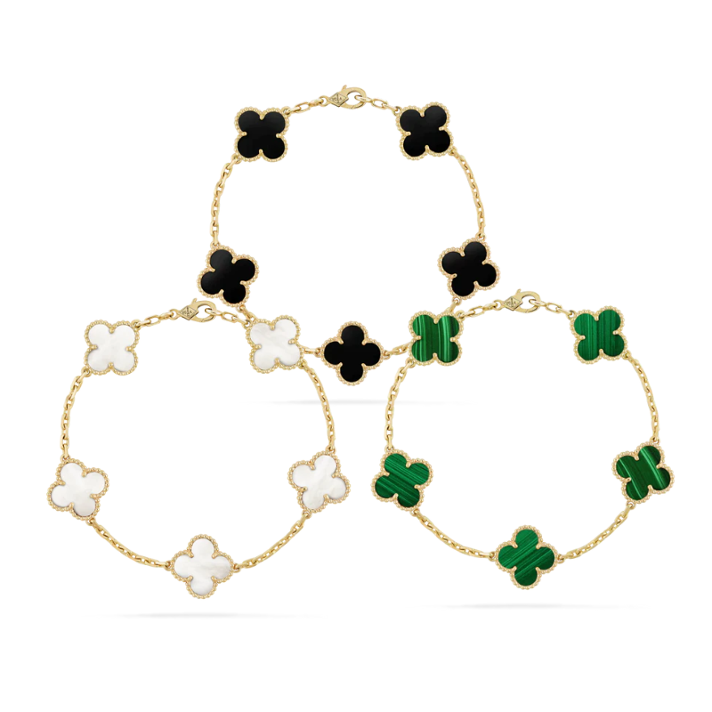CLOVER LEAF BRACELET SET | HOLLYWOOD