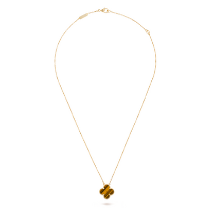 CLOVER LEAF NECKLACE | ROSE GOLD