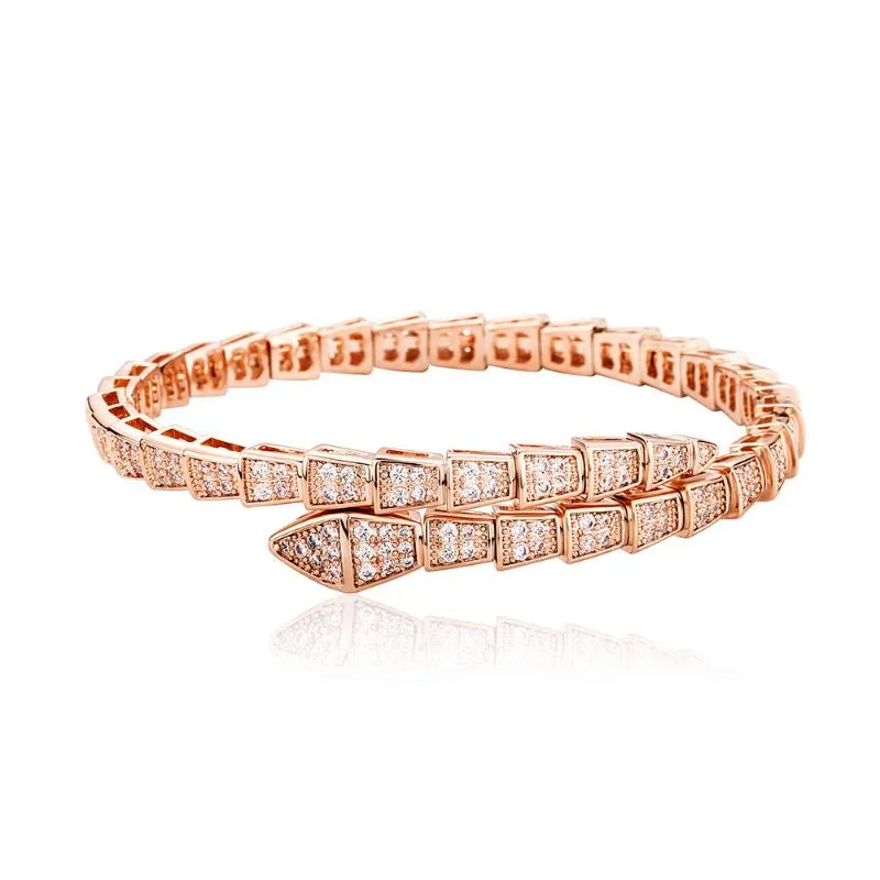 DELUXE SERPENT BRACELET | ROSE GOLD