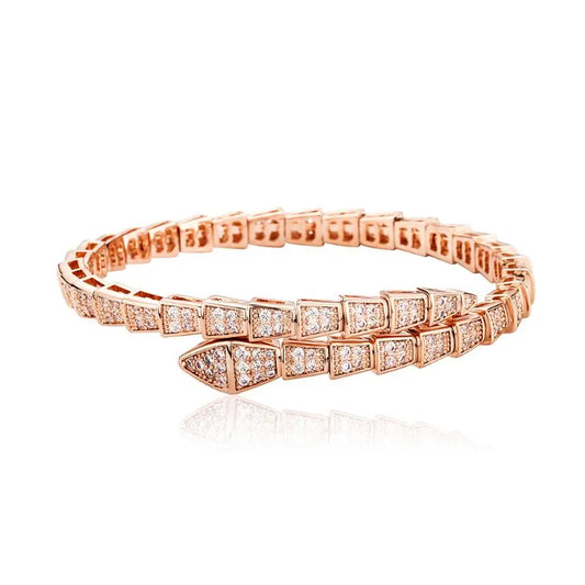 DELUXE SERPENT BRACELET | ROSE GOLD
