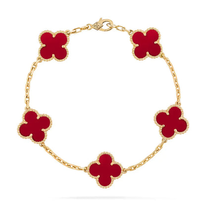 GOLD RED LUXE | CLOVER SET