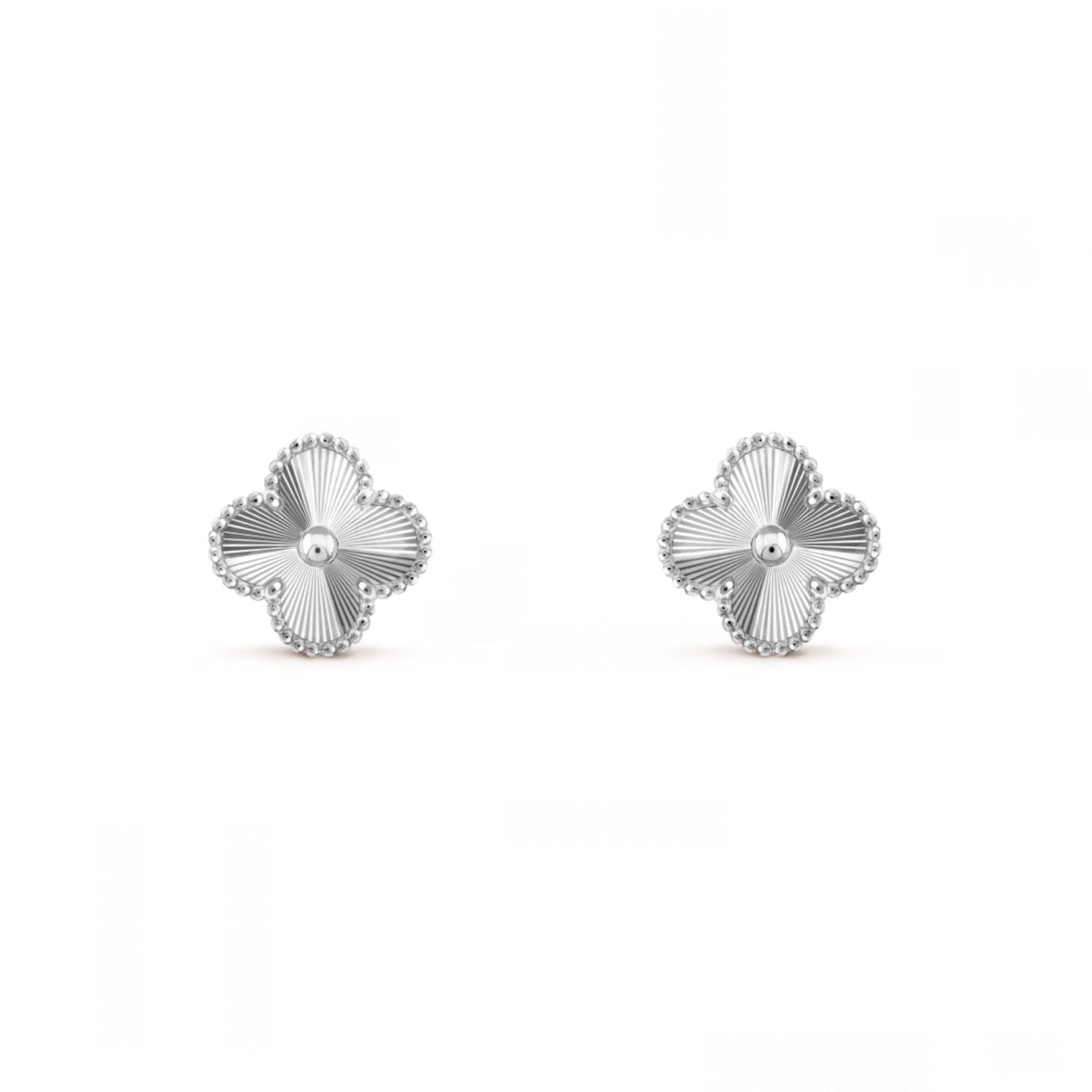 CLOVER LEAF EARRINGS | SILVER