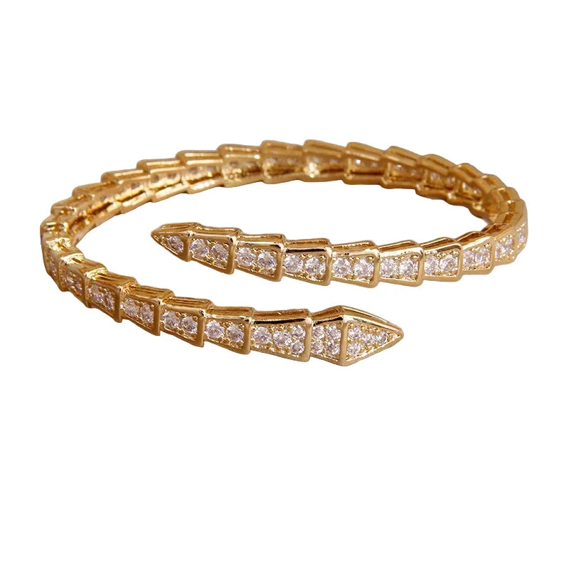 DELUXE SERPENT BRACELET | GOLD