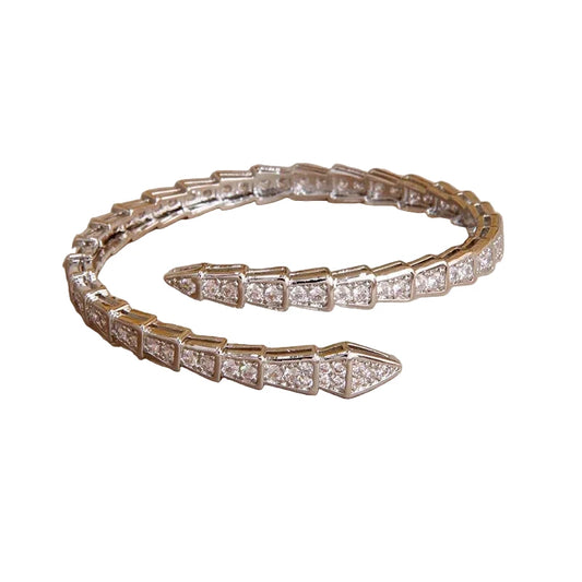 DELUXE SERPENT BRACELET | SILVER