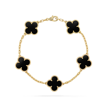 CLOVER LEAF BRACELET | ONYX