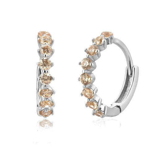 EARRINGS LE CHIC | SILVER ROSE QUARTZ