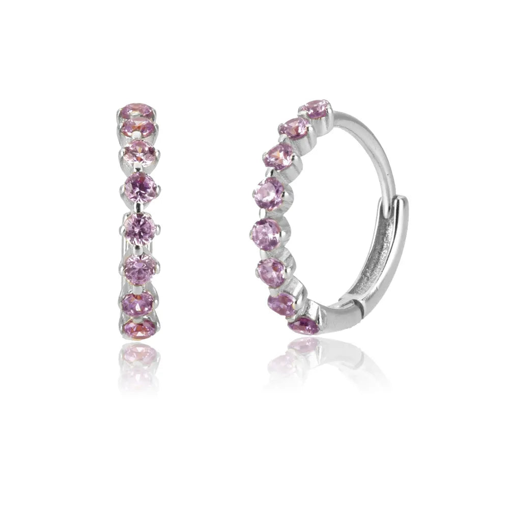 THE CHIC EARRINGS | SILVER AMETHYST QUARTZ