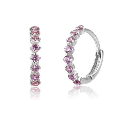 THE CHIC EARRINGS | SILVER AMETHYST QUARTZ