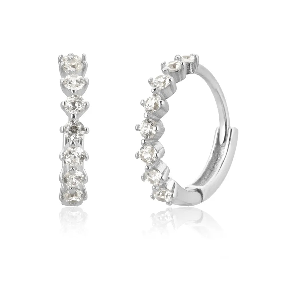 THE CHIC EARRINGS | SILVER BRILLIANT