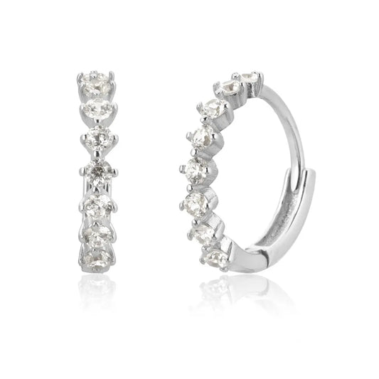 THE CHIC EARRINGS | SILVER BRILLIANT