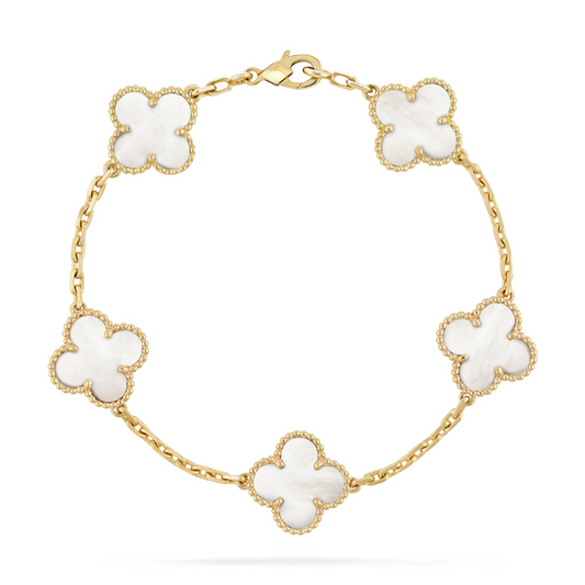 CLOVER LEAF BRACELET | PEARL