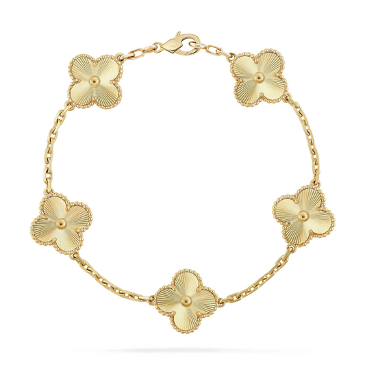 CLOVER LEAF BRACELET | GOLD