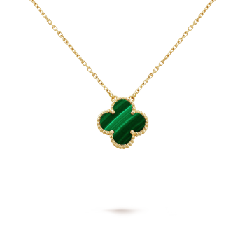 CLOVER LEAF NECKLACE | EMERALD