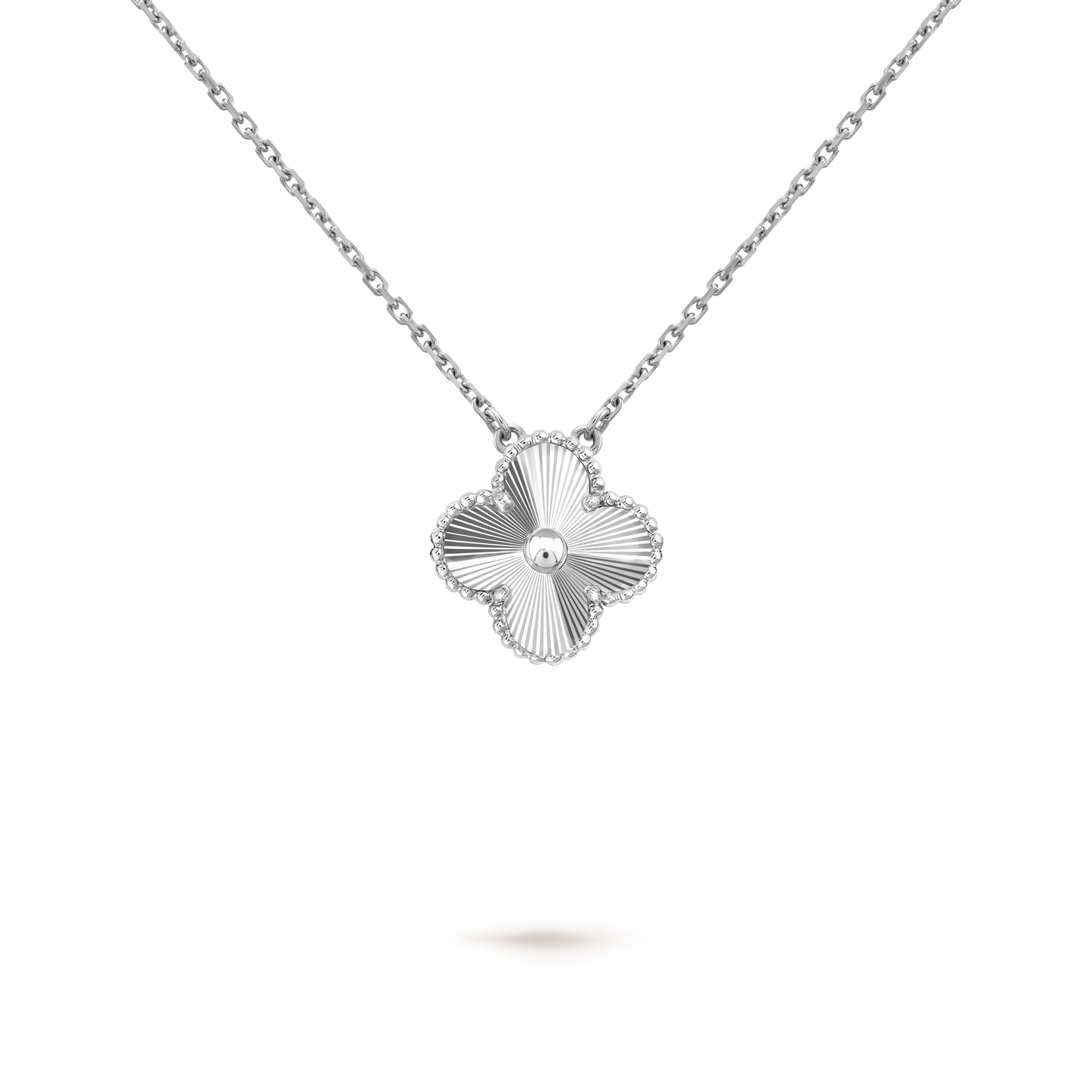 CLOVER LEAF NECKLACE | SILVER