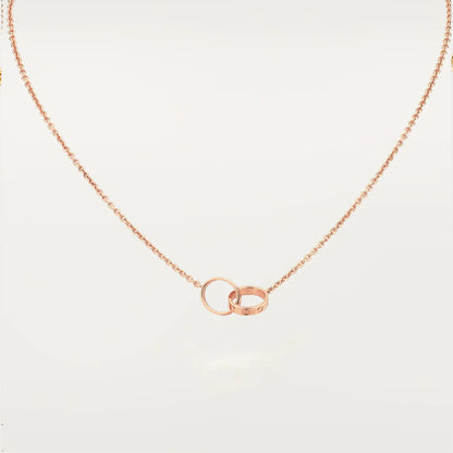 ETERNITY RING NECKLACE | ROSE GOLD